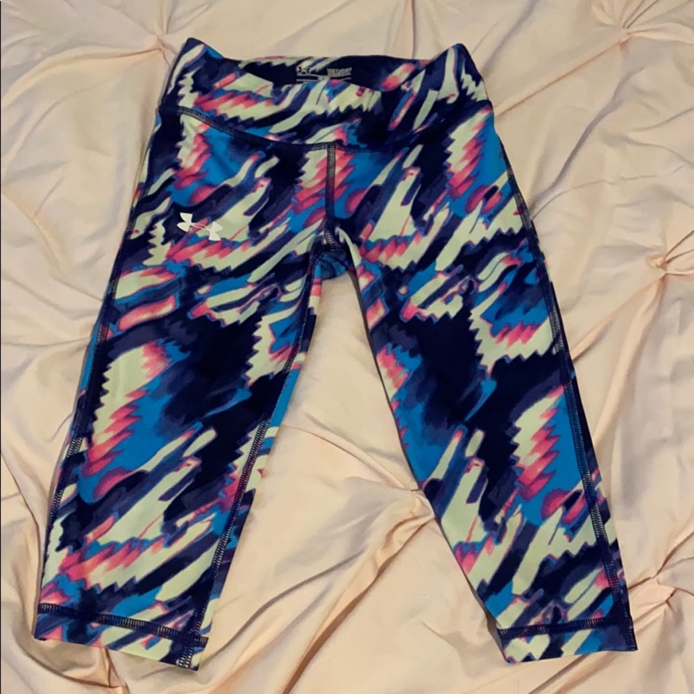 Girls Under Armour Capri Leggings